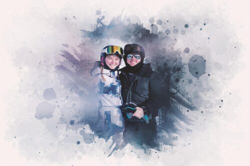 Dein Foto als Aquarell Portrait photo review